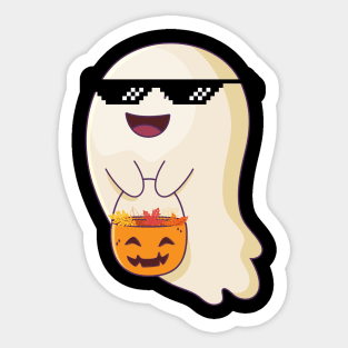 Trick or treat thug life Sticker